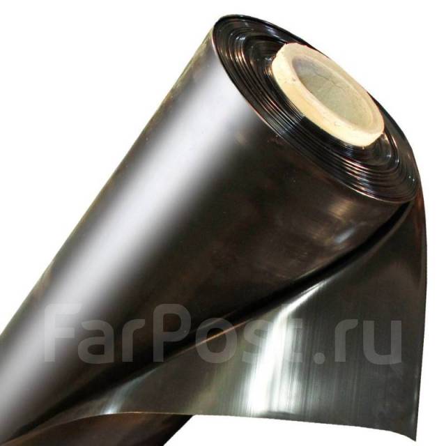Пленка полиэтиленовая черная (80 мкм, рукав 1,5 м, дл. 50 м), в наличии ...