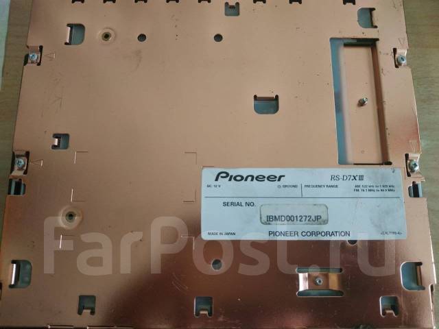 Pioneer Carrozzeria ODR RS-D7XIII + процессор RS-P90X, 1 DIN
