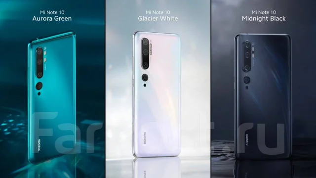 Xiaomi Mi Note 10. �����, 128 ��, ������, 3G, 4G LTE, Dual-SIM, NFC. ��� ����� �� ������������ ����