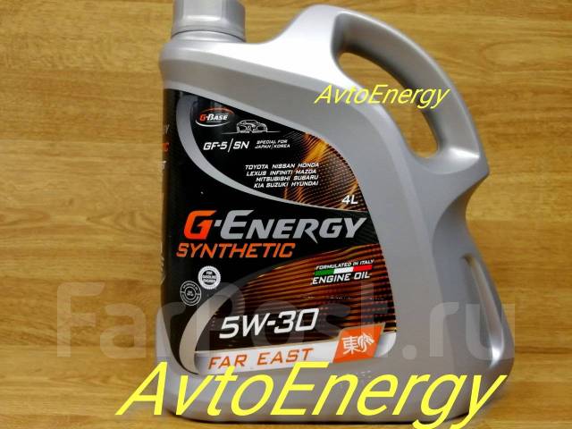 G-Energy Far East 5W-30, 4л В наличии ! ул Хабаровская 15В, ТЦ Мирэкс ...