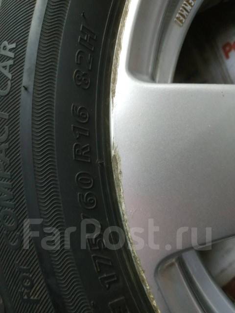 175/60/16 лето на литье Toyota 4x100, 16", 1 шт, 175 мм, 60 % ...