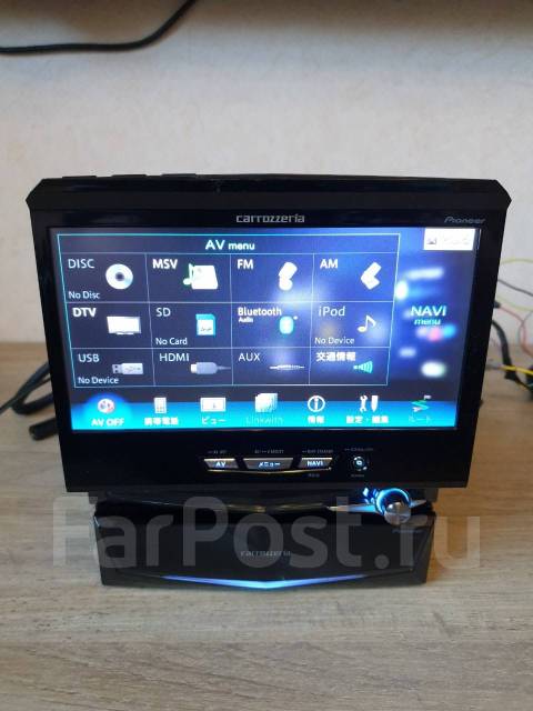 767 AVIC-VH0009 訳あり カロッツェリア Bluetooth PIONEER CARROZZERIA AVIC-VH009 Audio DVD Monitor Power Unit