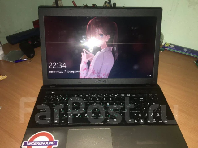 Asus K55VD. 15.6", 2,5����, ��� 8 ��, ���� 120���, WiFi: 1, Bluetooth: 1, ����������� �� 3��. ����