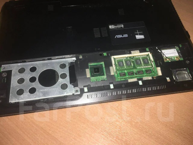 Asus K55VD. 15.6", 2,5����, ��� 8 ��, ���� 120���, WiFi: 1, Bluetooth: 1, ����������� �� 3��. ����