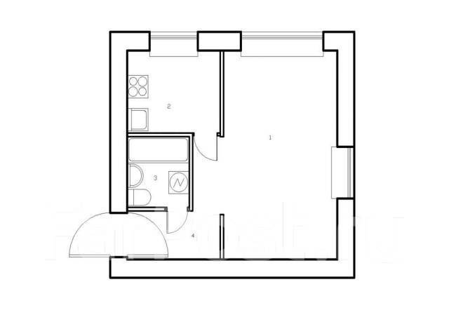 1 комнатная квартира старой планировки