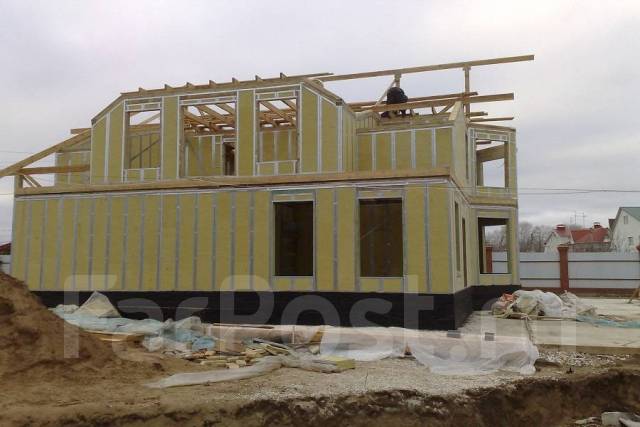 Каркасное строительство домов, зданий по технологии "Векчел" во Владивостоке