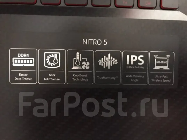 Acer Nitro 5 AN515-52. ��� 6 ��, ���� 1 000���, WiFi: 1, Bluetooth: 1, ����������� �� 3��. ����