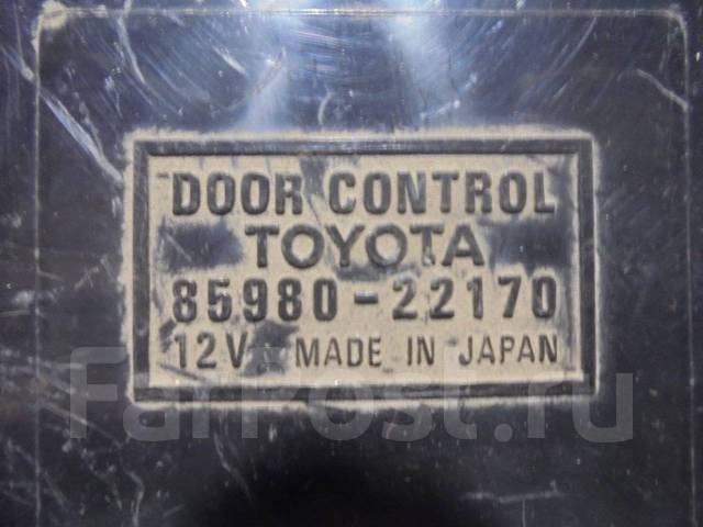 Door control toyota 85980 схема