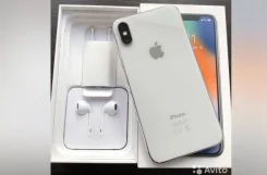 Apple iPhone X. �/�, 64 ��, �����, 4G LTE