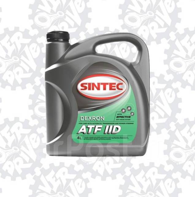 Трансмиссионное масло минеральное Sintec ATF IID 4 литра, 4,00 л. в ...