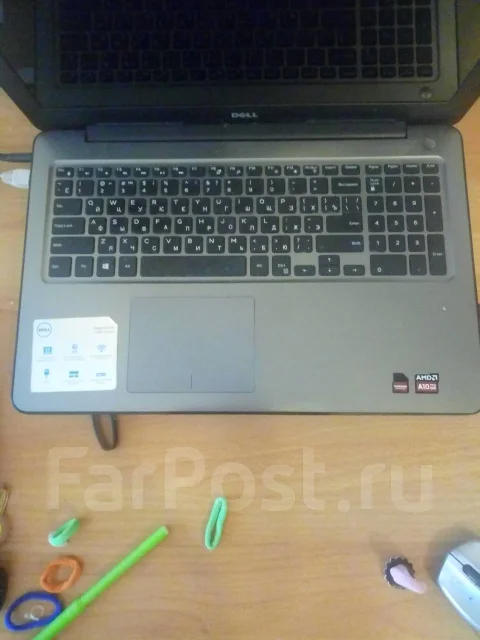 Dell Inspiron 5565. 15.6", 3,3����, ��� 12 ��, ���� 1 000���, WiFi: 1, Bluetooth: 1, ����������� �� 1��. ����