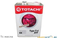 Totachi atf type. TOTACHI ATF +4. TOTACHI Type t4. TOTACHI ATF артикул 4л. Масло трансмиссионное TOTACHI 4 Л.