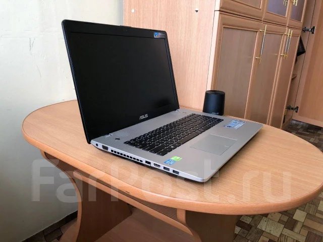 Asus N76VB. 17.3", 2,4����, ��� 8 ��, ���� 1 000���, WiFi: 1, Bluetooth: 1, ����������� �� 4��. ����