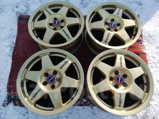 Крепкие раллийные диски на 16 Speedline в золоте. /Made in Italy ...