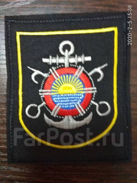 Шеврон вышитый ВСГ (вспомогательный флот), морская, вмф, новый, в ...