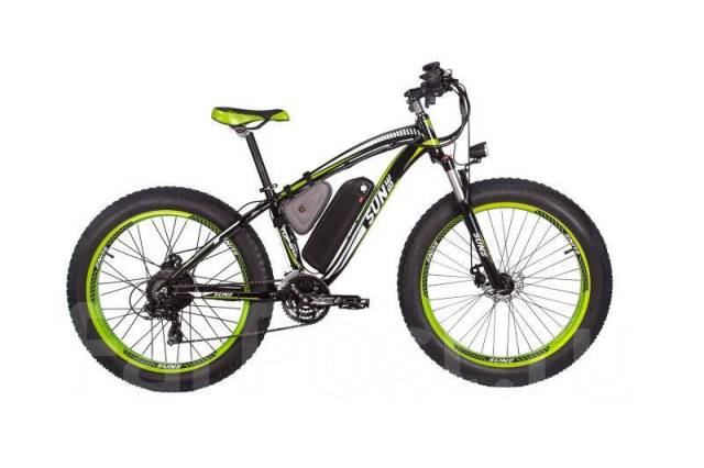 Электровелосипед 1000W, 48V, фэтбайк, алюминий, SUNBE, электрический ...