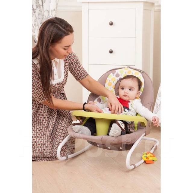 Детские колыбель-качели Carrello Nanny 3 в 1 (azure beige) - Качели ...