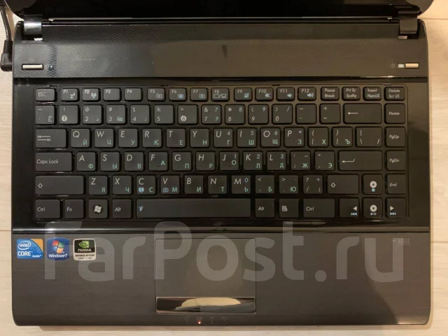 Asus U41JF. 14", 2,9����, ��� 4 ��, ���� 500���, WiFi: 1, Bluetooth: 1, ����������� �� 3��. ����