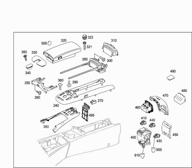 Карта запчастей мерседес