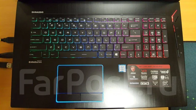 MSI GT73VR 6RF Titan Pro. 17.3", ��� 8 ��, WiFi: 1, Bluetooth: 1 ����