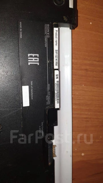 Sony VAIO SVF152C29V. 15.6", 2,4����, ��� 4 ��, ���� 500���, WiFi: 1, Bluetooth: 1, ����������� �� 1��. ����