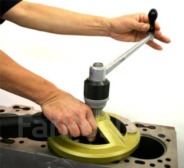 Восстановление блоков цилиндров. Проточка просадки гильз, спецтехника ...