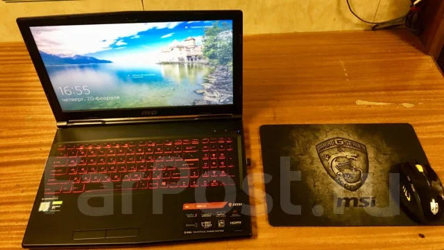 MSI GL63 8RC. 15.6", ��� 8 ��, ���� 1 000���, WiFi: 1, Bluetooth: 1, ����������� �� 8��. ����