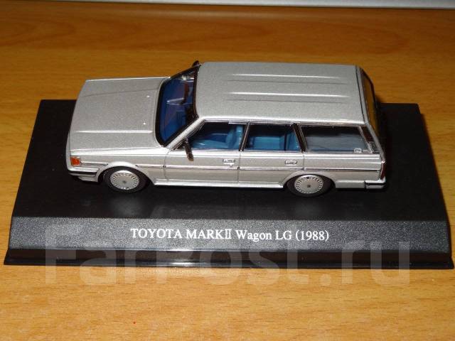 DISM 1/43 TOYOTA MARK2 Wagon LG （1988） Модель Toyota Mark II Wagon LG (1988), Aoshima DISM, 1:43, Металл