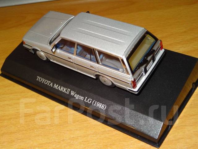 Модель Toyota Mark II Wagon LG (1988), Aoshima DISM, 1:43, Металл