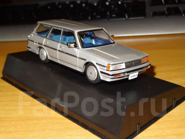 DISM 1/43 TOYOTA MARK2 Wagon LG （1988） Модель Toyota Mark II Wagon LG (1988), Aoshima DISM, 1:43, Металл