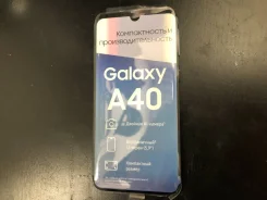 Samsung Galaxy A40. �����, 64 ��, ������, 3G, 4G LTE, Dual-SIM, ����������, ���������, NFC ����