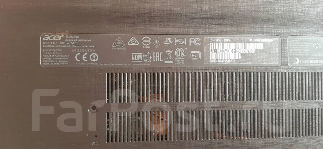 Acer Aspire E15. 15.6", 2 300����, ��� 4 ��, ���� 1 000���, WiFi: 1, Bluetooth: 1, ����������� �� 3��. ����