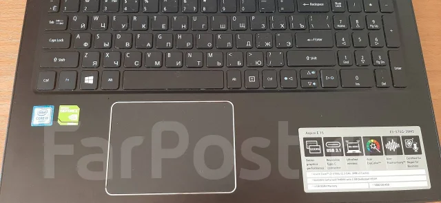 Acer Aspire E15. 15.6", 2 300����, ��� 4 ��, ���� 1 000���, WiFi: 1, Bluetooth: 1, ����������� �� 3��. ����