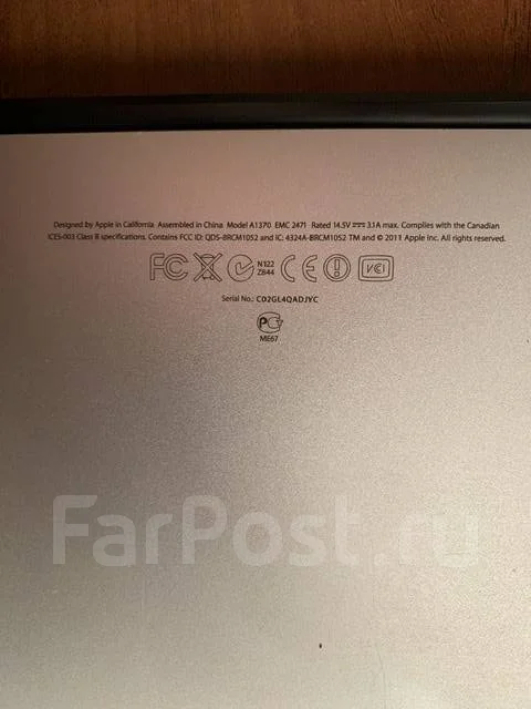 Apple MacBook Air 11. WiFi: 1 ����