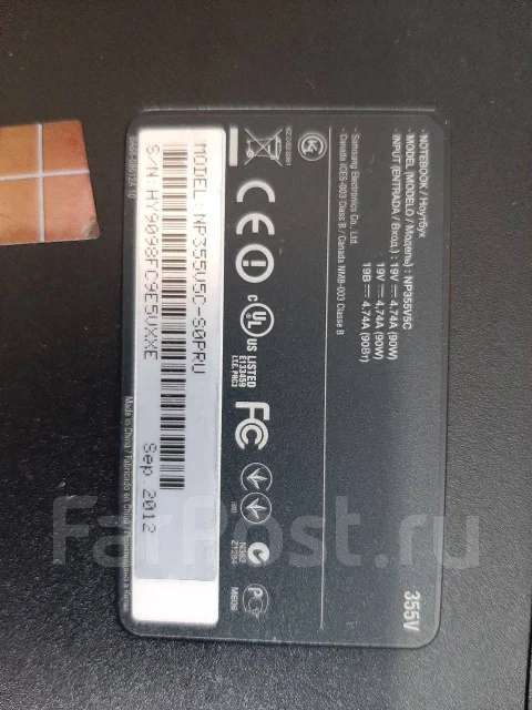 Samsung 355V5C. 14", WiFi: 1, Bluetooth: 1, ����������� �� 5��. ����