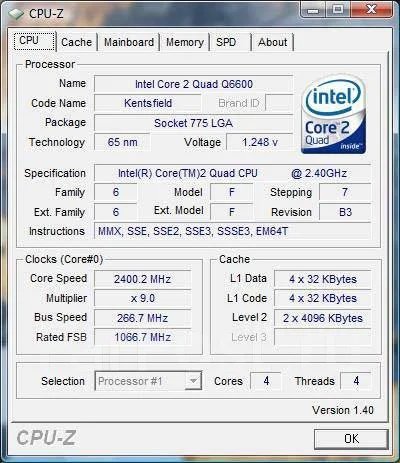 Intel Core 2 Quad Q6600 ����