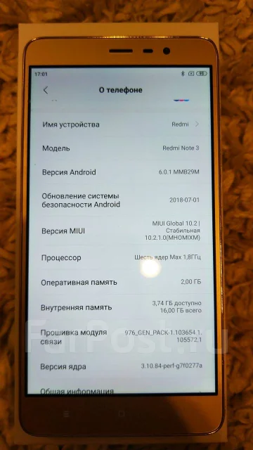 Xiaomi Redmi Note 3 Pro. �/�, �������, 3G, 4G LTE, Dual-SIM ����