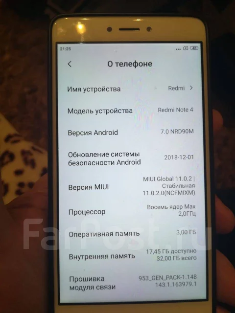 Xiaomi Redmi Note 4X. �/� ����