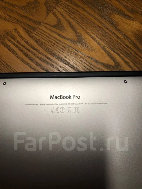 Apple MacBook Pro 15 2015 Mid. 15.4", 2,2����, ���� 256���, WiFi: 1, Bluetooth: 1, ����������� �� 9��. ����