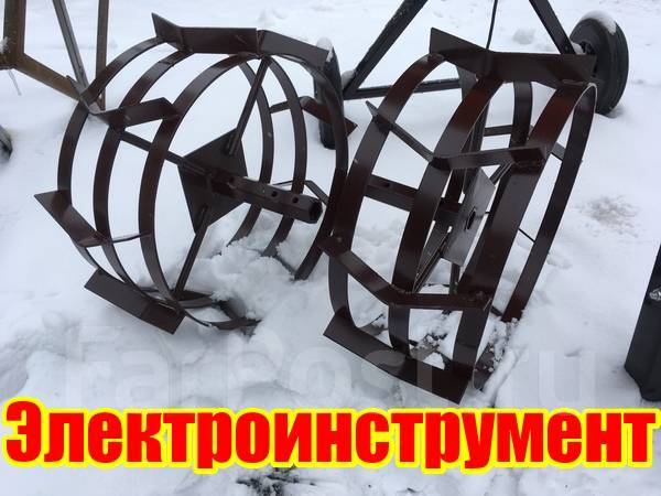 Грунтозацепы Форза для мотоблока шестигран S-24 445х180мм, новый, в ...