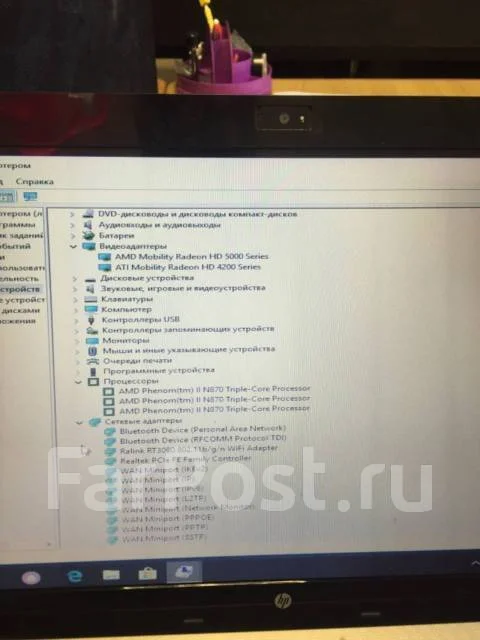 HP G62. 15.6", 2,3����, ��� 6 ��, ���� 500���, WiFi: 1, Bluetooth: 1, ����������� �� 1��. ����