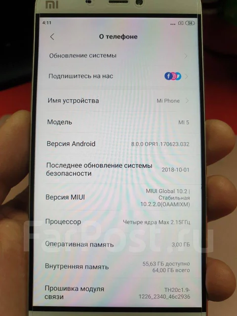 Xiaomi Mi5. �/�, �����, 3G, 4G LTE, Dual-SIM, NFC ����