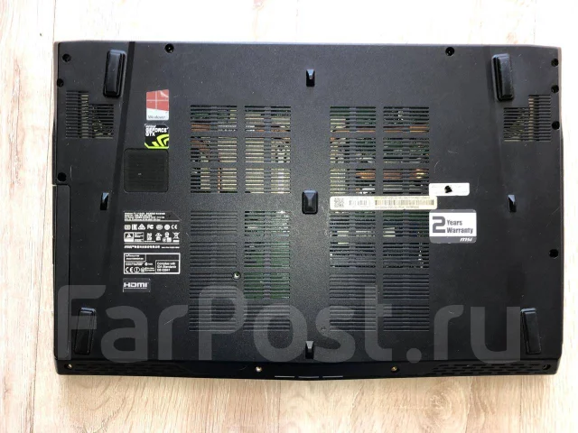 MSI GE72 2QE Apache. 15.5", 2,3����, ��� 8 ��, ���� 1 000���, WiFi: 1, Bluetooth: 1, ����������� �� 3��. ����