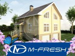 M-fresh Summer Residence (Готовый проект дома из дерева с цоколем! ). 200-300 кв. м., 3 этажа, 4 комнаты, дерево