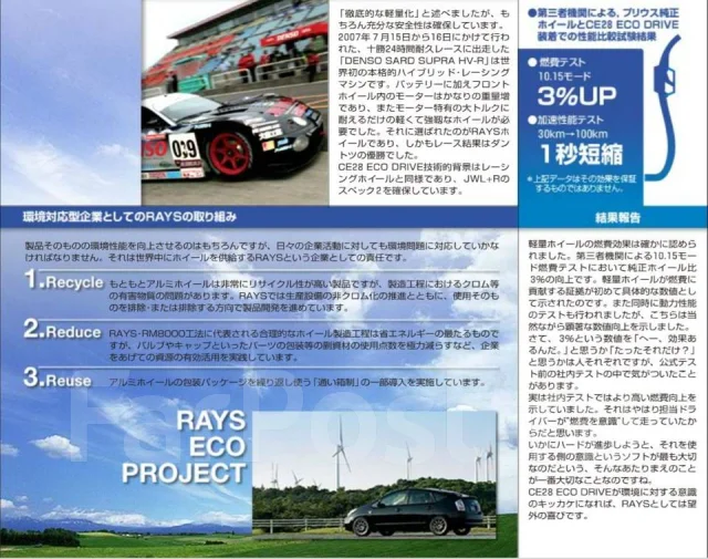 RAYS Eco Drive Gear CE28. 6.0x16", 5x100, ET35, �� 57,1���. ����