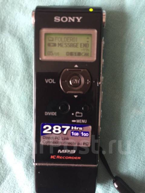 Цифровой диктофон SONY ICD-UX71 - Портативное аудио во Владивостоке