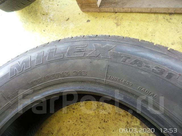Bridgestone Milex TA-31. ������, 2017 ���, �/�, ����� 5 % ����