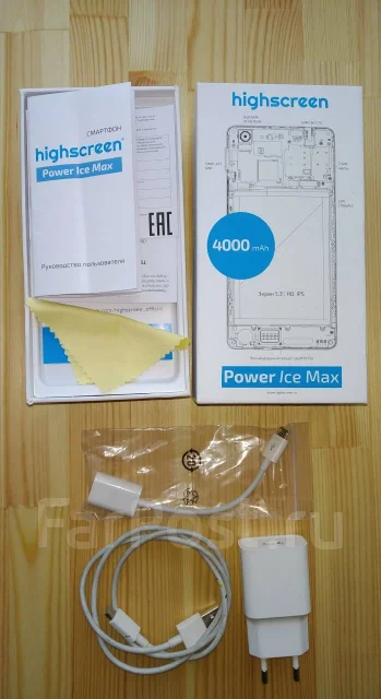 Highscreen Power Ice Max. �/�, �������, 3G, 4G LTE, Dual-SIM ����