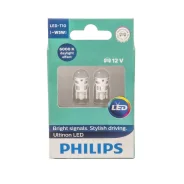 ��������� 12V T10 1W W2,1x9,5D 6000K Ultinon Philips 11961ULWX2 ����