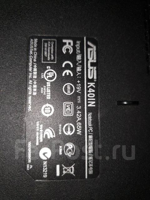 Asus K40IN. 14", ��� 4 ��, ���� 250���, WiFi: 1 ����
